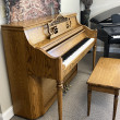 1991 Charles R Walter console piano, oak - Upright - Console Pianos